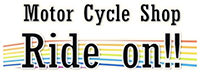 logo MotorCycleShop Rideon!!